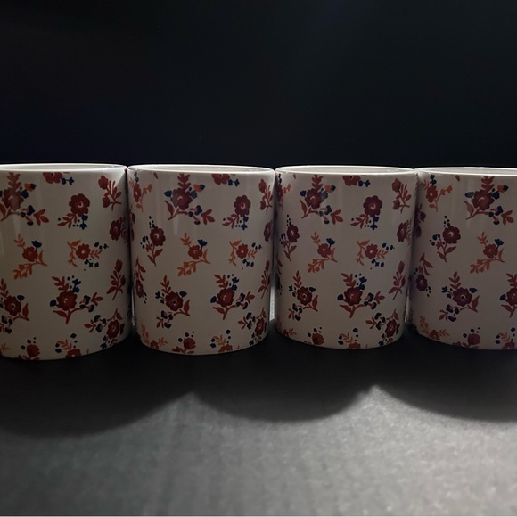 Martha Stewart Collection Floral Mugs Lot Of 4 - Picture 8 of 10